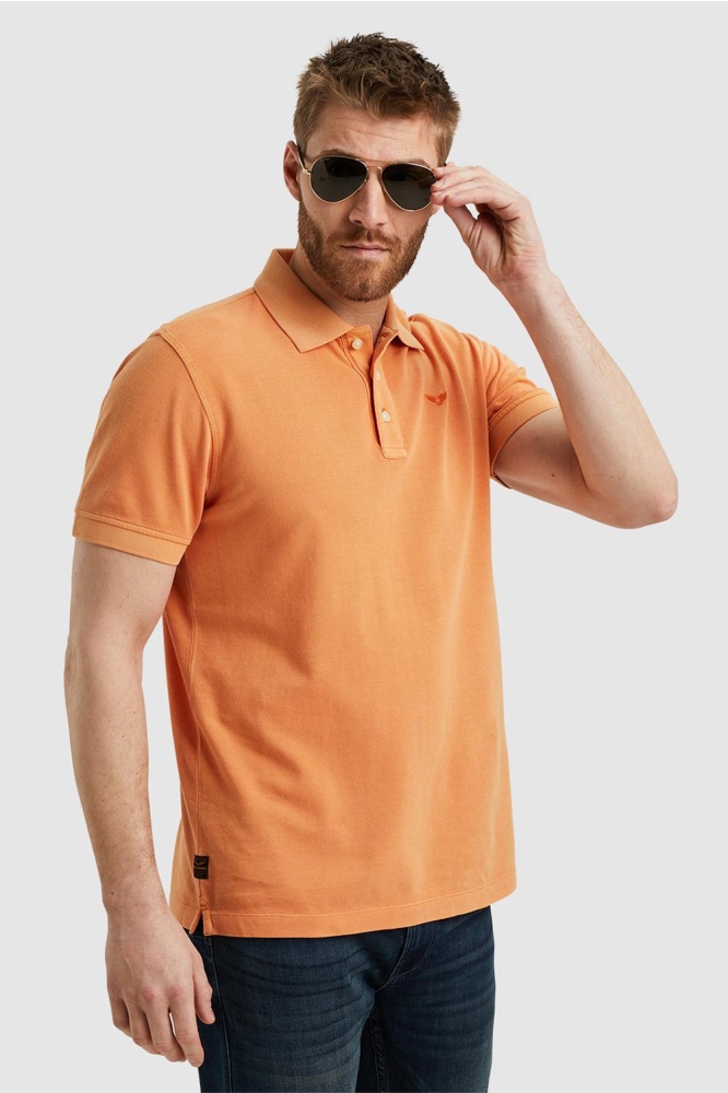 POLO WITH GARMENT DYE WASH PPSS2404852 2023